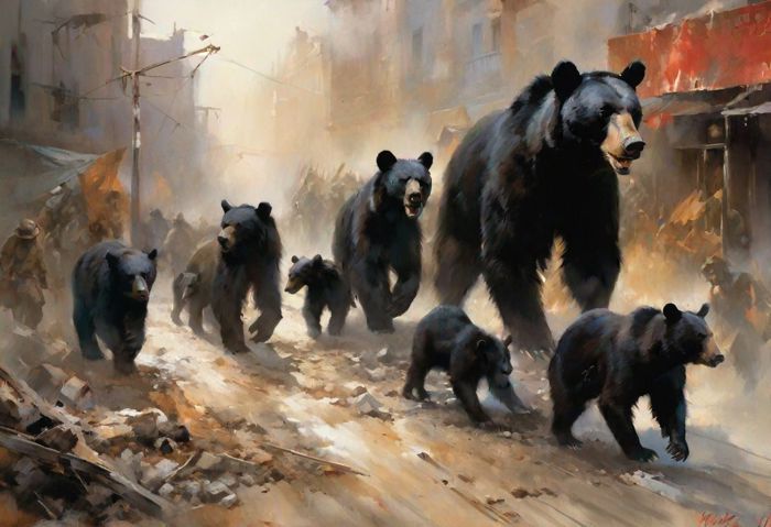 Llegando los osos